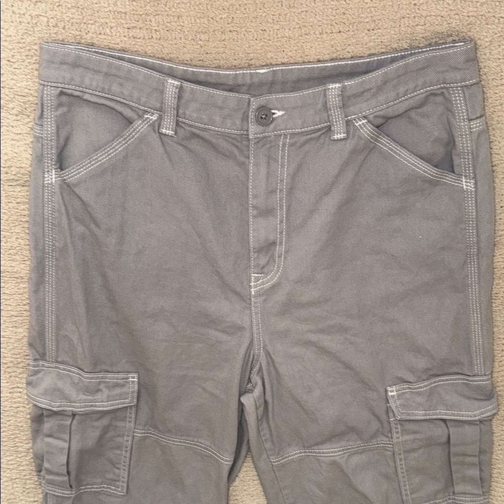 Gray Cargo Pants